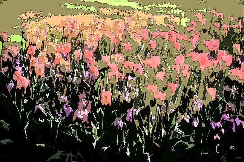Mer de fleurs par Artforyou  werk van Henk Adriani