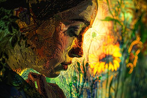 schilderachtig beeld vrouw i