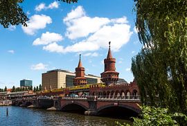 Oberbaumbrücke Berlijn van Frank Herrmann
