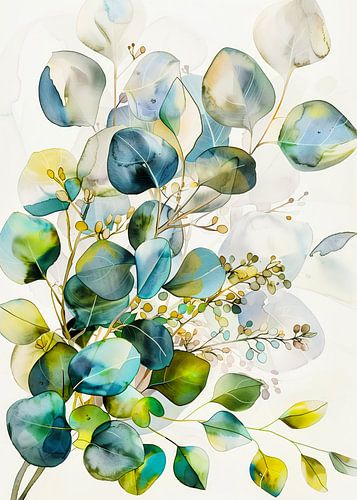 Feuilles d'eucaliptus art naturel 7