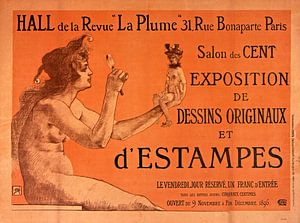 Plakat für den Salon des Cent, Armand Rassenfosse