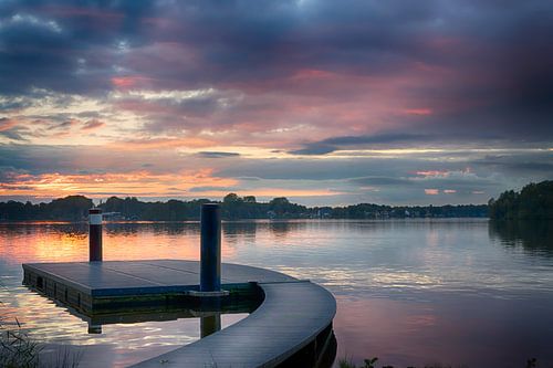 Zonsondergang bij de Lijte van Sandra de Heij