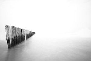 Brise-lames en noir et blanc