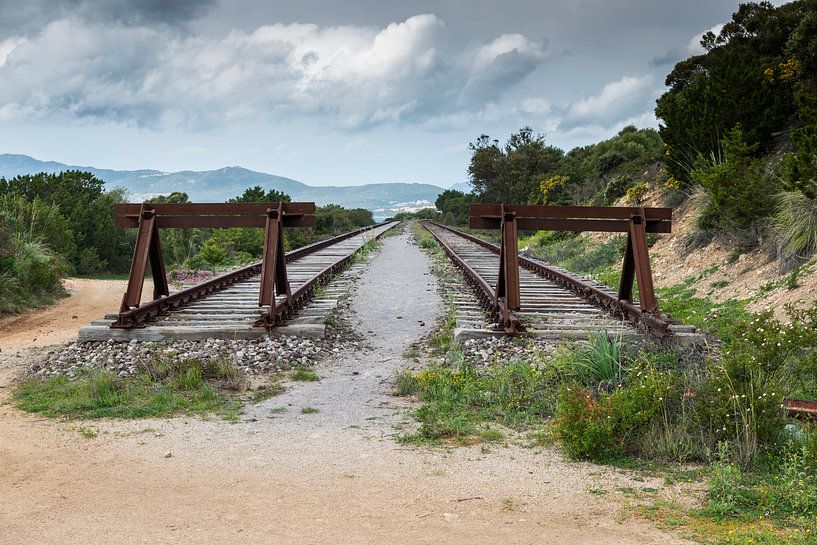 spoorbuffer op het eiland sardinie van ChrisWillemsen