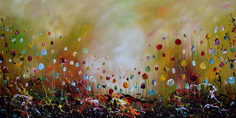 Flowers For You by Gena Theheartofart