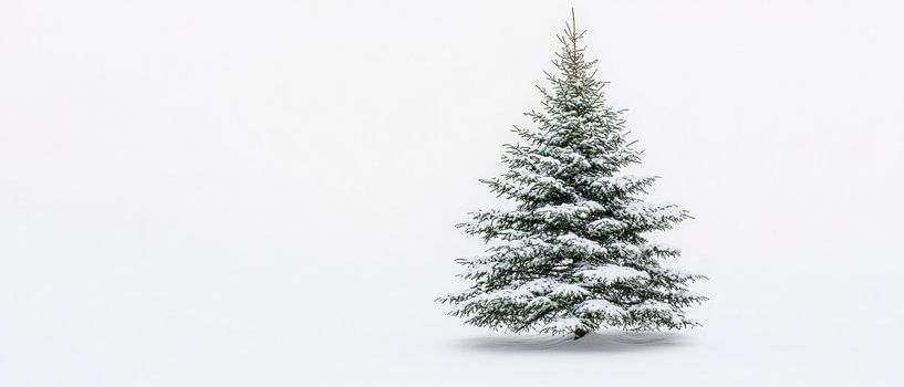 Winter fir tree by Poster Art Shop