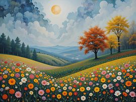 Ländlicher Charme an einem sonnigen Tag von HorizonArtistry