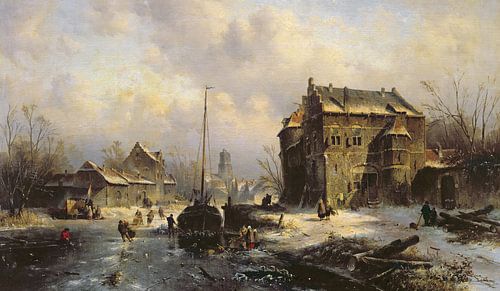 Charles-Henri-Joseph Leickert,Scène d'hiver