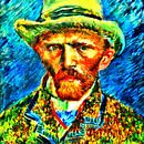 Zelfportret Vincent van Gogh van Theo van der Genugten thumbnail