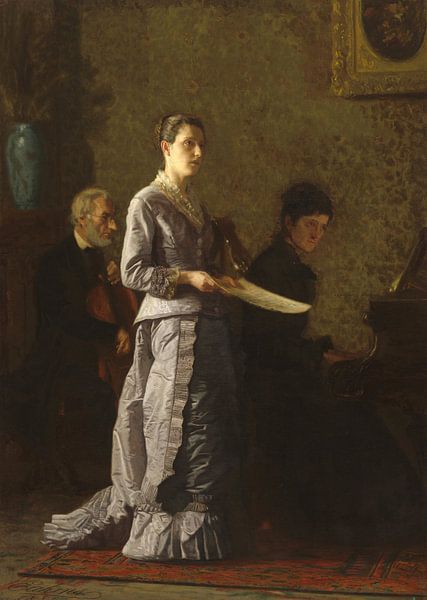 Singing a Pathetic Song, Thomas Eakins by Masterful Masters