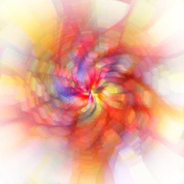 Colourful twirl by Klaartje Majoor
