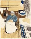 La cuisinière, Edouard Vuillard par Liszt Collection Aperçu