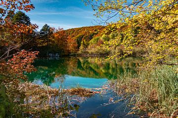 Les lacs de Plitvice et les chutes d'eau en octobre sur Alex Neumayer