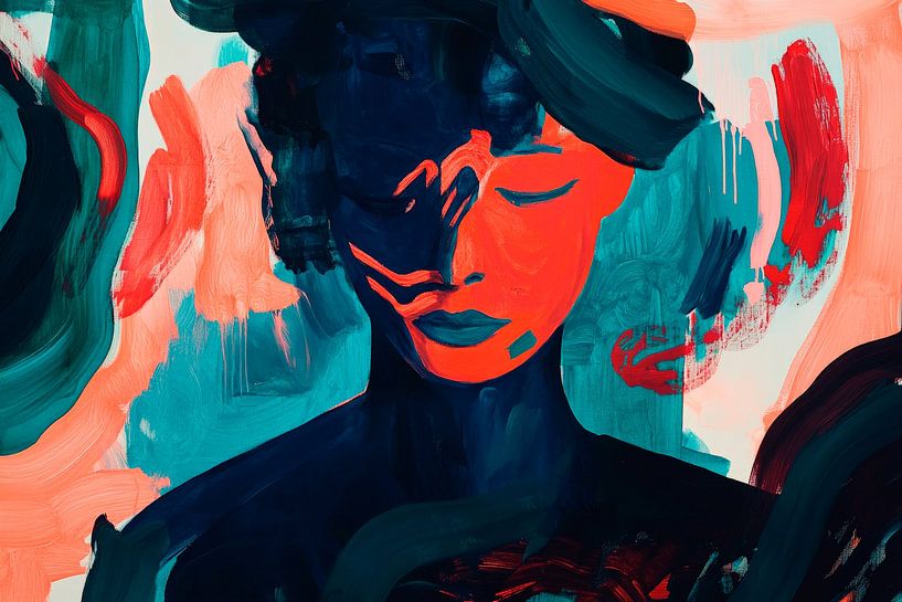 Emotionale Abstraktion einer Traumwelt von Poster Art Shop