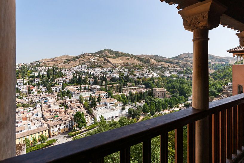 Blick über Granada von der Alhambra von Fotografiecor .nl