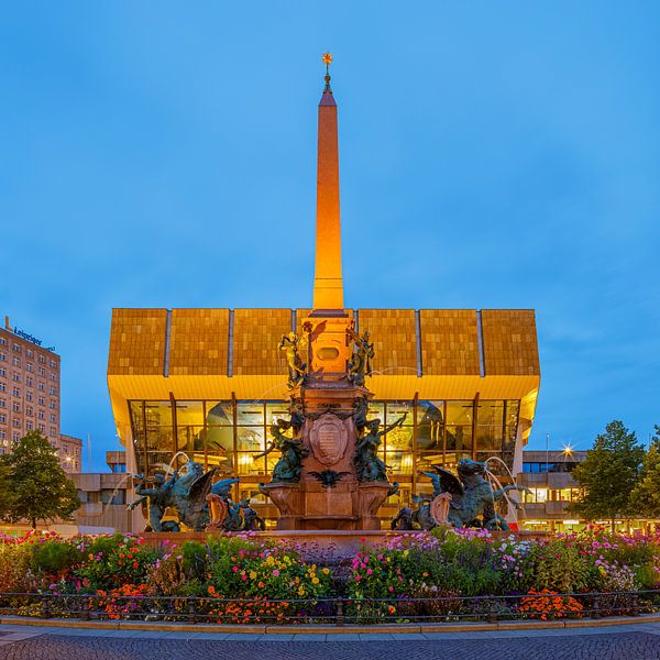 Fontaine de Mendebrunnen, Leipzig par Henk Meijer Photography