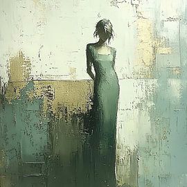 Elegant Woman | Watching the Horizon Fade