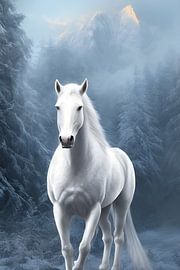 Winter animals: horse by Nicolette Vermeulen