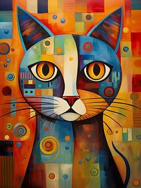 Cat abstract by Imagine