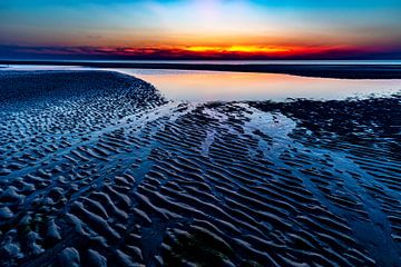 Zonsondergang op Juist van Dirk Rüter