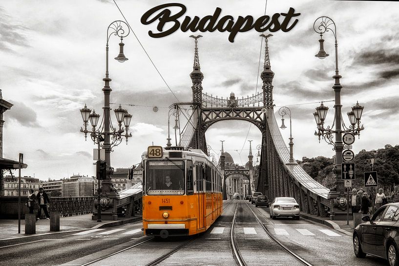 Budapest - historical tram by Carina Buchspies