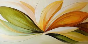 Moderne abstrakte Blume