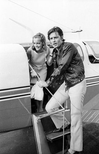 Alain Delon en Romy Schneider