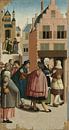 Die sieben Werke der Barmherzigkeit (Teil 5), Meister von Alkmaar von Marieke de Koning Miniaturansicht
