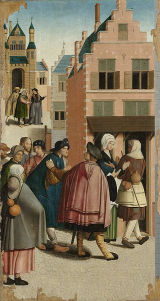 Les sept œuvres de miséricorde (partie 5), Maître d'Alkmaar par Marieke de Koning