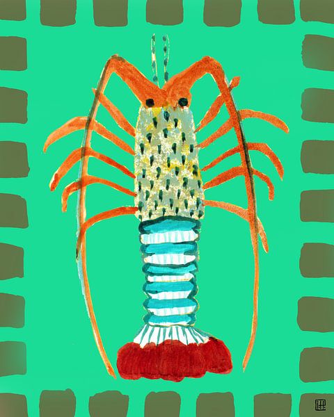 Homard orange par l'Atelier Paint-Ing