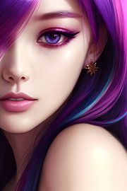 Miss Purple van Hilde Remerie Photography and digital art