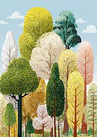 Kleurrijke Bomen | Forest Vibes