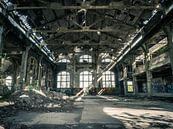Hal in Vervallen Kolenmijn gebouw in België van Art By Dominic thumbnail