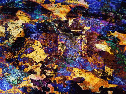 Modern, Abstract Digitaal Kunstwerk - When Time Stood Still