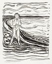 Alphas Verzweiflung, Edvard Munch (ca. 1908-1909) von Atelier Liesjes Miniaturansicht