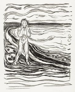 Alphas Verzweiflung, Edvard Munch (ca. 1908-1909)