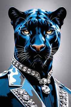 Dierenwereld - Zwarte panter - Luxe van Liona Toussaint