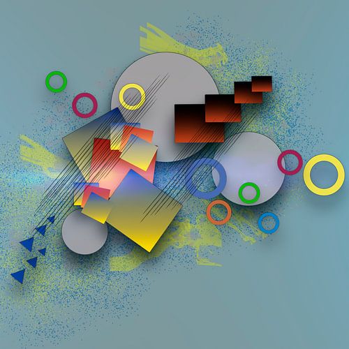 Formenvielfalt - Kräftige  Farben