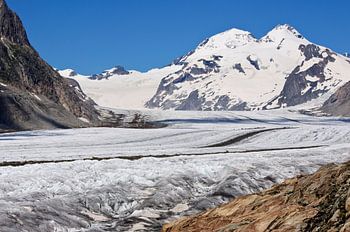 Aletschgletsjer in Zwitserland