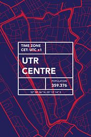 Utrecht Stadtplan von Walljar