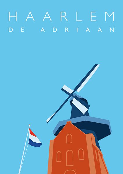 Mühle Adriaan Haarlem von Erwin van Wijk