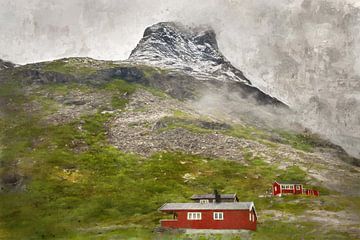 Scandinavische berghuisjes van Marco Lodder