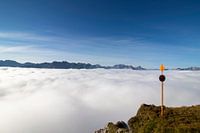 Above the clouds