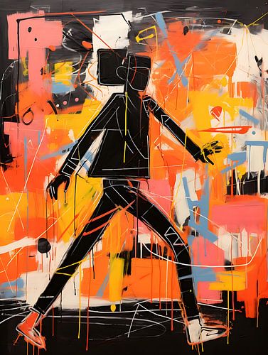 Painting by Basquiat