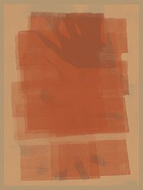 Terrakotta, dunkles Ocker und Braun. Organische Formen. von Dina Dankers