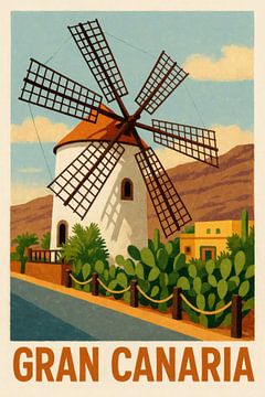MOLINO DE VIENTO - Windmill in the countryside