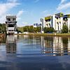 Niederfinow boat lift - Panorama by day - Technical monument in Brandenburg by Frank Herrmann