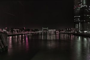 Rotterdam bei Nacht.