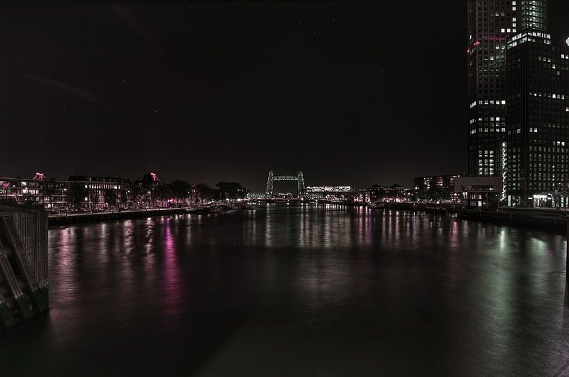 Rotterdam at Night. by Brian Morgan