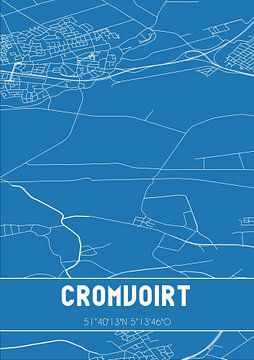 Blueprint | Map | Cromvoirt (North Brabant) by Rezona